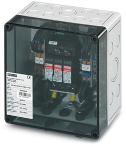 Generatoranschlusskasten bis 1000V 1x4 Strings T1/T2 SUNCLIX