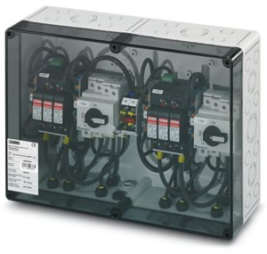 Generatoranschlusskasten bis 1000V 2x2 Strings T1/T2 2 MPP SUNCLIX