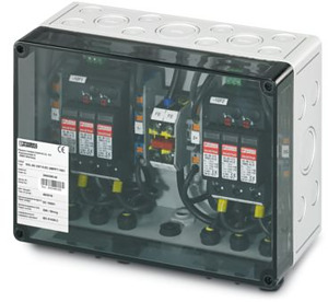 Generatoranschlusskasten bis 1000V 2x2 Strings T1/T2 2 MPP SUNCLIX