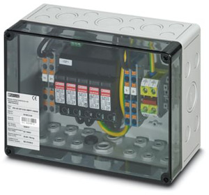 Generatoranschlusskasten bis 1000V 2x2 Strings T1/T2 2MPP Push-in-Anschluss