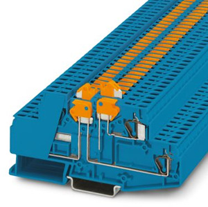 Messtertrenn-Zugfederklemme 2,5qmm blau
