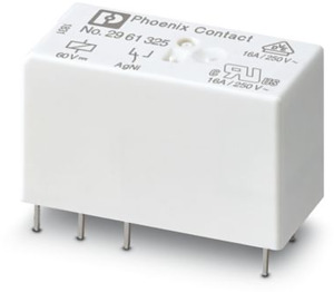Miniaturrelais 60V DC steckbar 1 Wechsler Leistungskont.