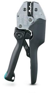 Presszange, für nicht isolierte Kab elschuhe, 0,5 - 6qmm, Indent-Crimp