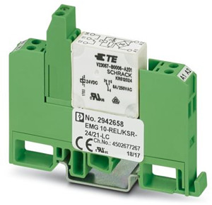 EMG-Relais-Modul 24V AC/DC Kleinschaltrelais 1W