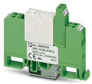 EMG-Relais-Modul 24V DC Kleinschaltrelais DC 1W 180°gedreht
