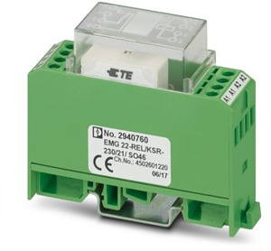 Relais-Schnittstelle 230V Kleinschaltrelais fest eingelöt.1W