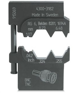 Gesenk, für Crimpfox-M, für Koaxial