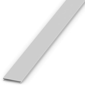 Deckel BxL 80x2000mm PVC grau für Verdrahtungskanal