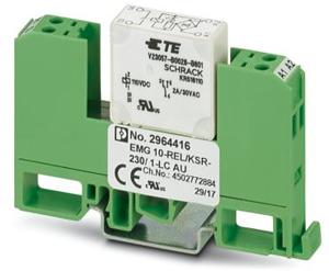 EMG-Relais-Modul 120V AC/DC Kleinschaltrel.AC/DC 1S Goldkontakt