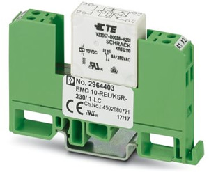 EMG-Relais-Modul 230V AC/DC Kleinschaltrelais f.AC/DC 1S
