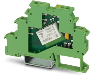 Relaisklemme 5V AC/DC fest eingelöt.Miniaturrelais 1S