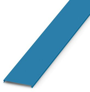 Deckel LxB 2000x120mm für Verdrahtungskanal blau