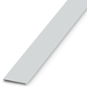 Deckel LxB 2000x100mm für Verdrahtungskanal grau halo.fr.