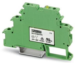 Relaisklemme 24V DC fest eingelöt.Miniaturrelais 1W