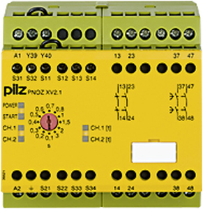 PNOZ XV2.1 3/24-240VACDC 2n/o 2n/o