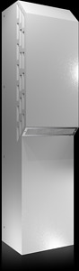 RTT Blü e Kühlgerät Wandanbau NEMA 3R/4, 2550 W Comfortregler, 400/460 V