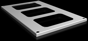 SV Dachblech für VX, BT: 400x600 mm , für Kabeleinführungsflansch