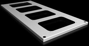 SV Dachblech für VX, BT: 400x800 mm , für Kabeleinführungsflansch