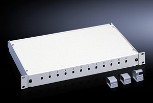 LWL-Spleissbox 1HE tiefenverstellbar für 19 Zoll