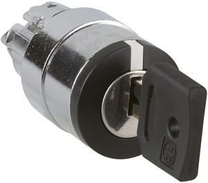 Frontelement für Schlüsselschalter ZB4 o. Rastung 2 Positionen