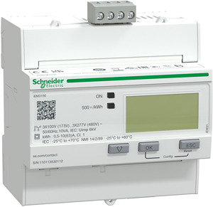 Energiezähler iEM3150, 3-phasig, 63A, erweiterte Messfunktion, Modbus, Ge