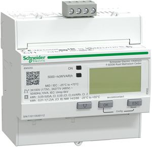 Energiezähler iEM3255, 3-phasig, 1A/5A, erweiterte Messfunktion, Modbus,