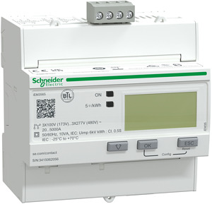 Energiezähler iEM3555, 3-phasig, Rogowski Wandler, erweiterte Messfunktio