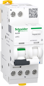 Acti9 iArc AFDD Fehlerlichtbogenschutz 1P+N bis zu max.