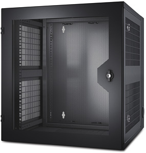 NetShelter WX 13U w/Threa ded Hole Vertical Mounting Rail Vented F