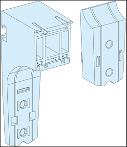 PrismaSeT-P, Kabelkanalträger, hori zontal,einstellbar,(10Stück)