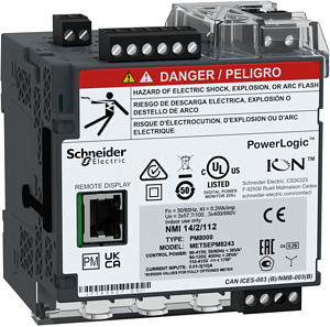 Netzanalysator ION Klasse S, PowerLogic PM8243, Standard, DIN-Schiene