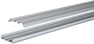 FED-F1 Bodenkanal 18x91x2500 Aluminium natureloxiert Typ:FED-F1