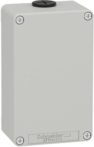 Leergehäuse XAP, Metall, grau, ohne Bohrung, 80x130x51,5, M20