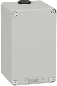 Leergehäuse XAP, Metall, grau, ohne Bohrung, 80x130x77, M20