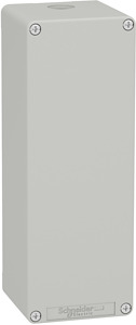 Leergehäuse XAP, Metall, grau, ohne Bohrung, 80x220x77, M25