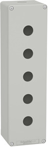 Leergehäuse XAP, Metall, grau, für 5x22mm, 85x310x77, M32