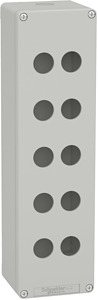 Leergehäuse XAP, Metall, grau, für 12x22mm, 85x310x77, M32
