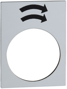 Symbolschild Kranfahrwerk rechts Rechtsdrehung V2 weiss