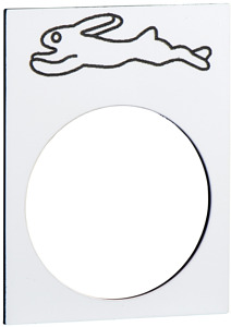 Symbolschild schnell Schnell weiss