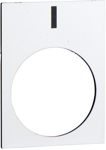 Symbolschild schwarz