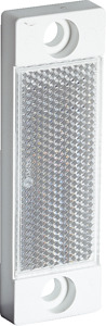 Reflektor 20x40mm mit Feinstruktur 2-loch Befestigung