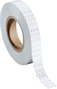 REF-PLUS-R25-K Reflexfolie Zuschnit t 2,5 cm breit, maximal 2280 cm lan