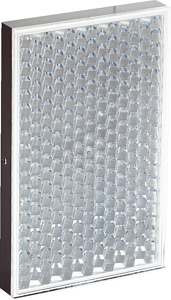 Reflektor PL72-2 80 x 50 mm, mit Be festigungsbolzen M6