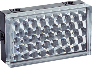 Reflektor P22 Abmessung 23,5 x 39,2 mm Mit Bohrlöchern für M3 selbstsch