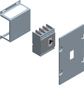 ALPHA UNIVERSAL, Einbausatz Kompakt leistungsschalter 3VL, 1x 3VL160X /3VL16