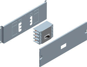 ALPHA UNIVERSAL, Einbausatz Kompakt leistungsschalter 3VL, 1x 3VL160X mit ..
