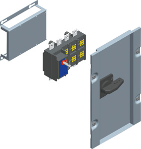 ALPHA UNIVERSAL, Einbausatz Lasttre nnschalter, 1x 3KA712 Baugröße 2, H: 400