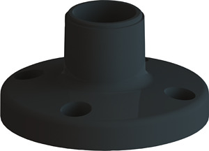 Zubeh.Fuss einzeln für Bodenmontage Kunststoff für Signalsäule