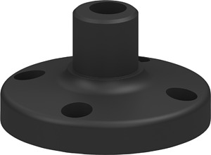 Zubeh.Fuss einzeln für Rohrmontage Kunststoff für Signalsäule