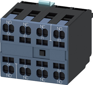 Hilfsschalterblock 2NO+2NC mit Ordnungsziffer